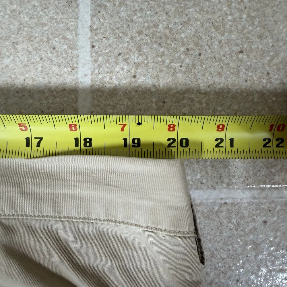 VTG Polo Ralph Lauren Chino Pants Mens 40x30 Khaki Suffield Straight Pony Preppy
